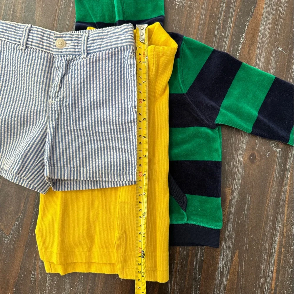 Polo Ralph Lauren Baby Boy Bundle Jacket Shirt Shorts Set 6-9 months